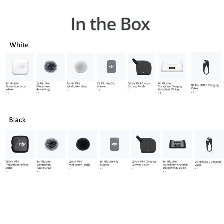 Original DJI Mic Mini Transmitter(White)
