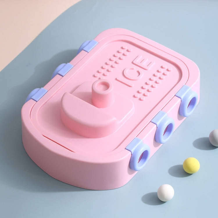 Boat Shape Cartoon Silicone Ice Mold DIY Ice Cream Popsicle Molds(Pink)