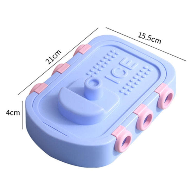 Boat Shape Cartoon Silicone Ice Mold DIY Ice Cream Popsicle Molds(Pink)