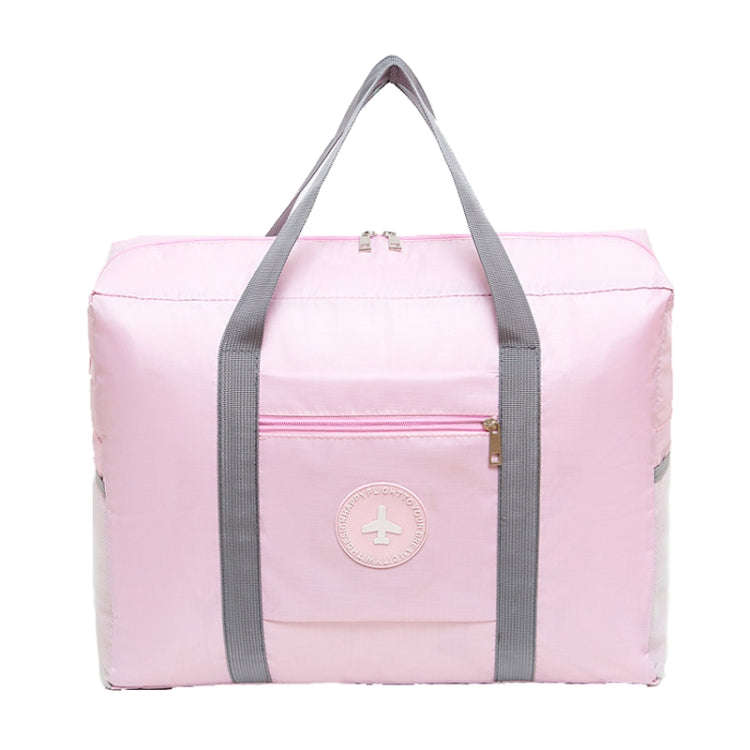Thickened Luggage Bag Can Put Trolley Case Folding Travel Bag(Pink)