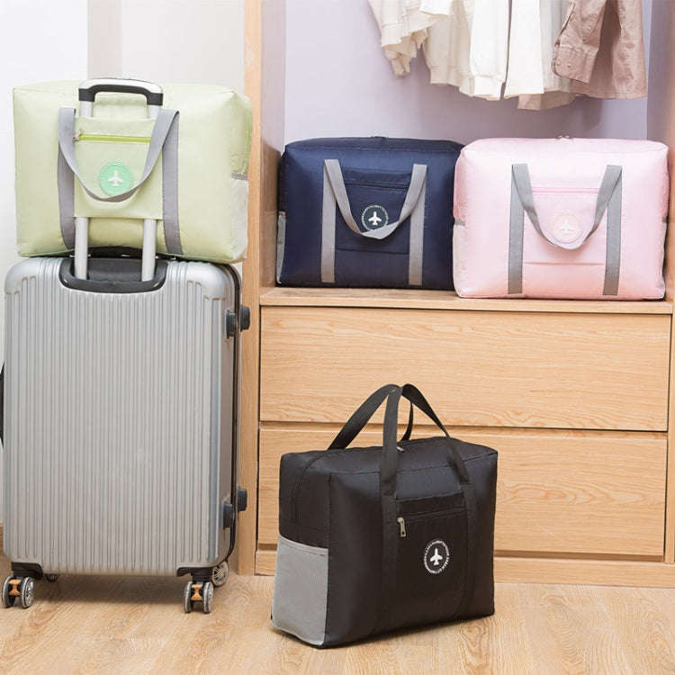 Thickened Luggage Bag Can Put Trolley Case Folding Travel Bag(Pink)