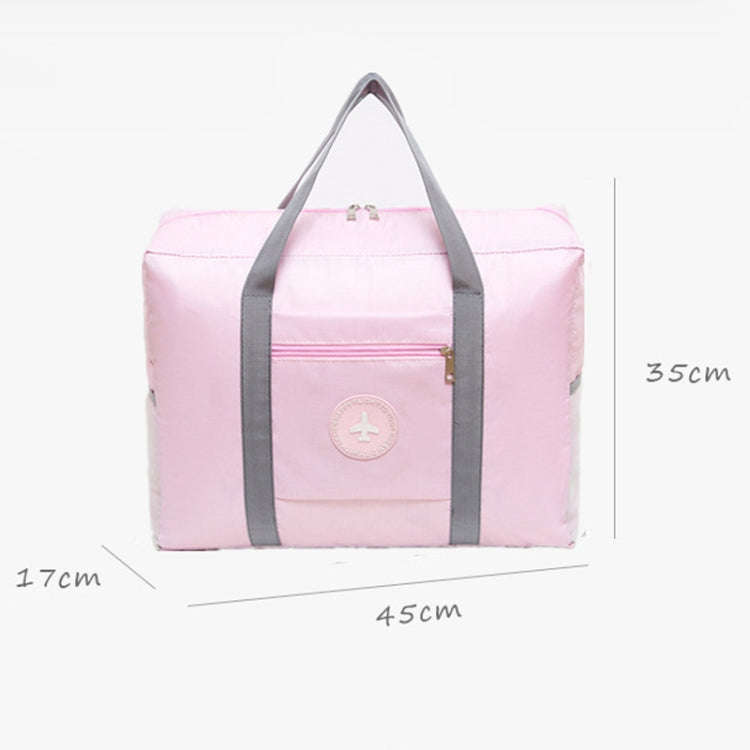 Thickened Luggage Bag Can Put Trolley Case Folding Travel Bag(Navy)