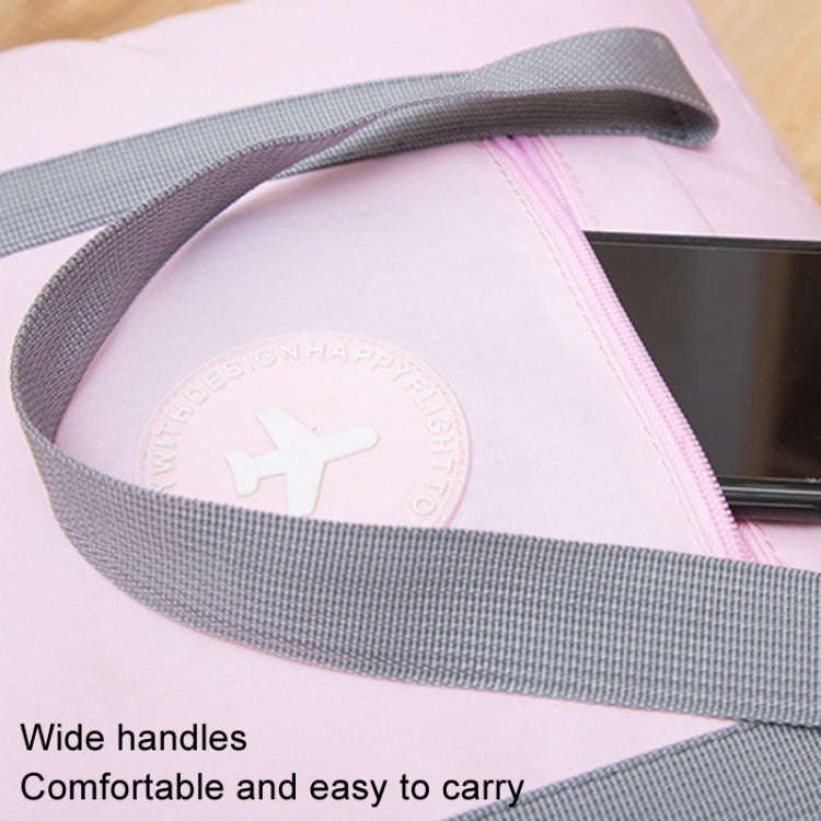 Thickened Luggage Bag Can Put Trolley Case Folding Travel Bag(Pink)