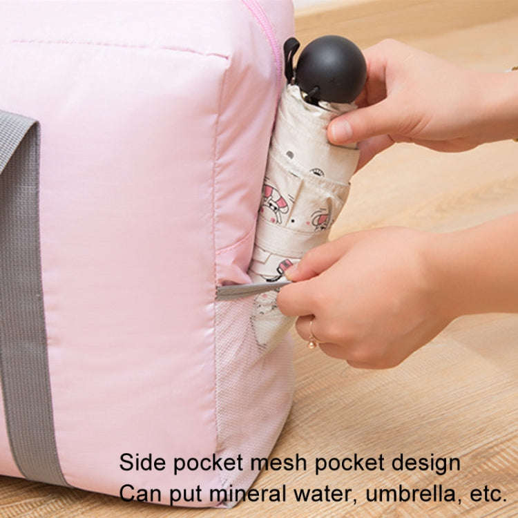 Thickened Luggage Bag Can Put Trolley Case Folding Travel Bag(Navy)