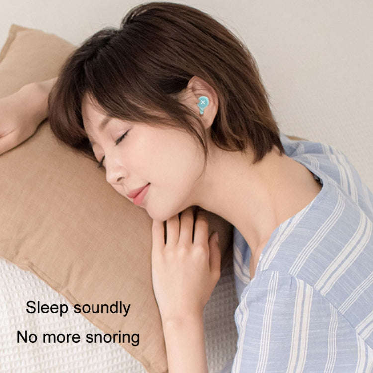Anti-noise Sleeping Earplugs Noise Reduction Soundproof Ear Plugs Sponge(Blue)