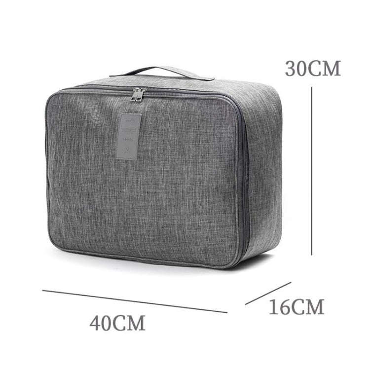 Short Trip Storage Bag Can Suit Trolley Case Cationic Large Capacity Clothes Bag(Grey)