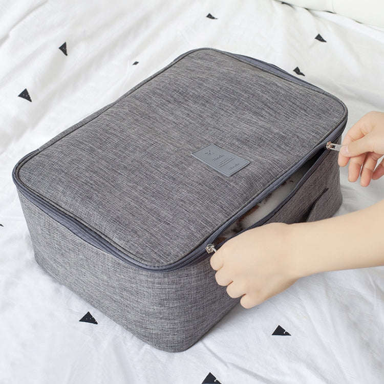 Short Trip Storage Bag Can Suit Trolley Case Cationic Large Capacity Clothes Bag(Grey)