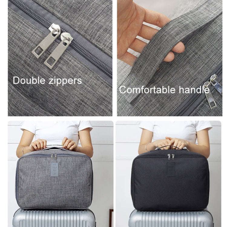Short Trip Storage Bag Can Suit Trolley Case Cationic Large Capacity Clothes Bag(Grey)