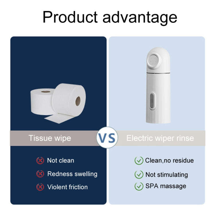 Female Handheld Mini External Vaginal Wash Maternity Portable Electrical Feminine Cleanser, Model...