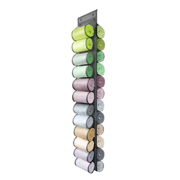 Double-Sided 24 Grids Storage Hanging Bag Hanging Storage Closet Behind Door Storage Organizer(Grey)