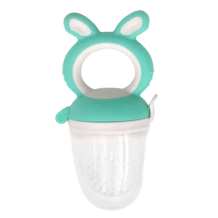 Baby Pacifier Fruit And Vegetable Auxiliary Feeder Baby Bites Feeder Nipples, Color: Medium Green