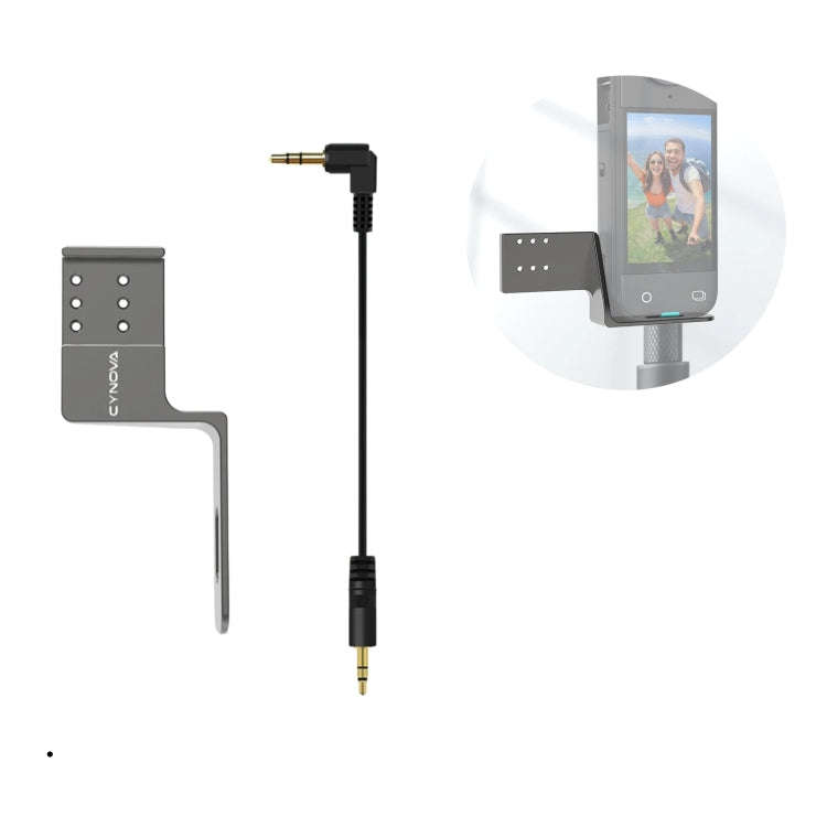 For Insta360 X4 / X3 / One X2 CYNOVA Cold Shoe Expansion RODE Wireless GO Microphone