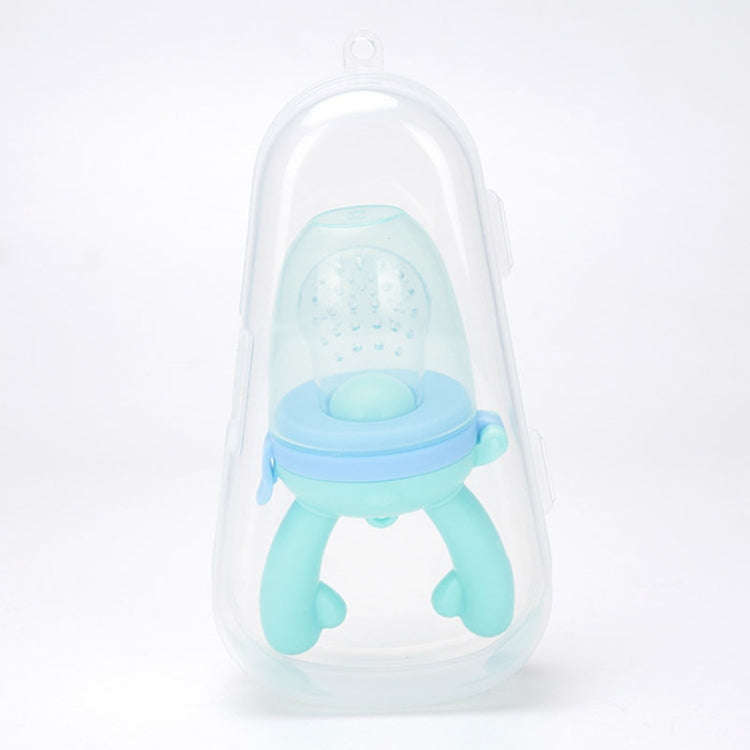 Baby Pacifier Fruit Vegetable Auxiliary Feeder Cute Deer Fruit Bite Pouch Teething Stick, Color: ...