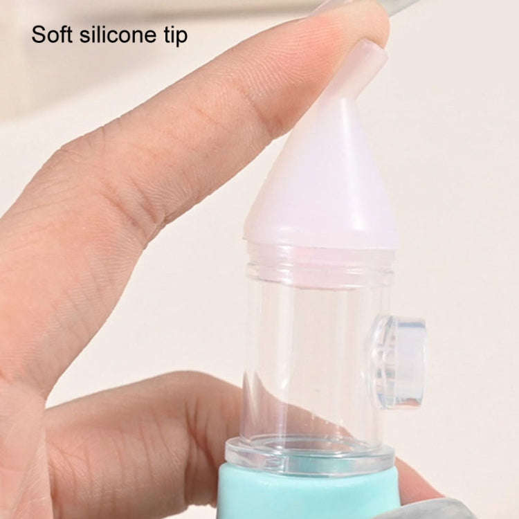 Baby Nasal Aspirator Anti-Reflux Air Pump Nasal Booger Cleaning Tool(Light Green)