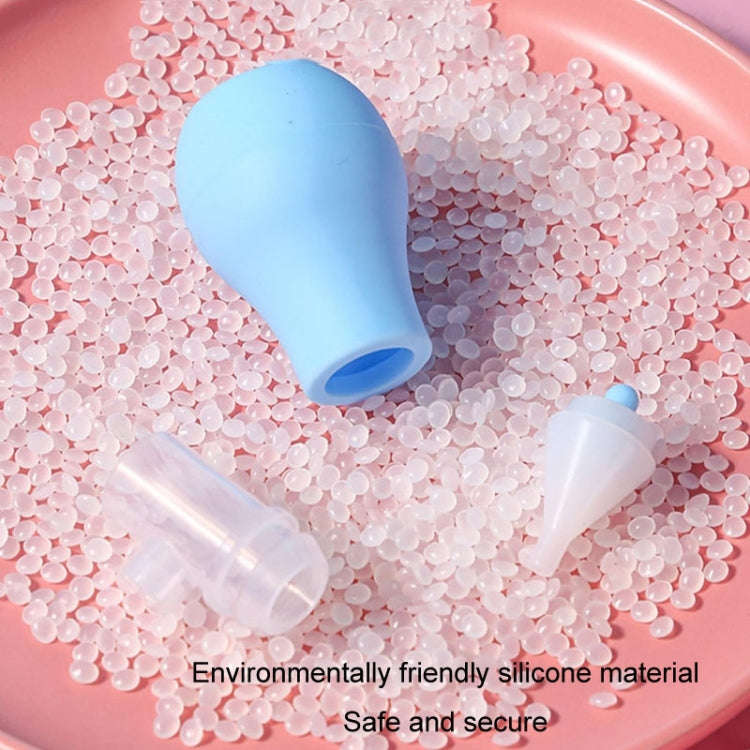 Baby Nasal Aspirator Anti-Reflux Air Pump Nasal Booger Cleaning Tool(Light Green)