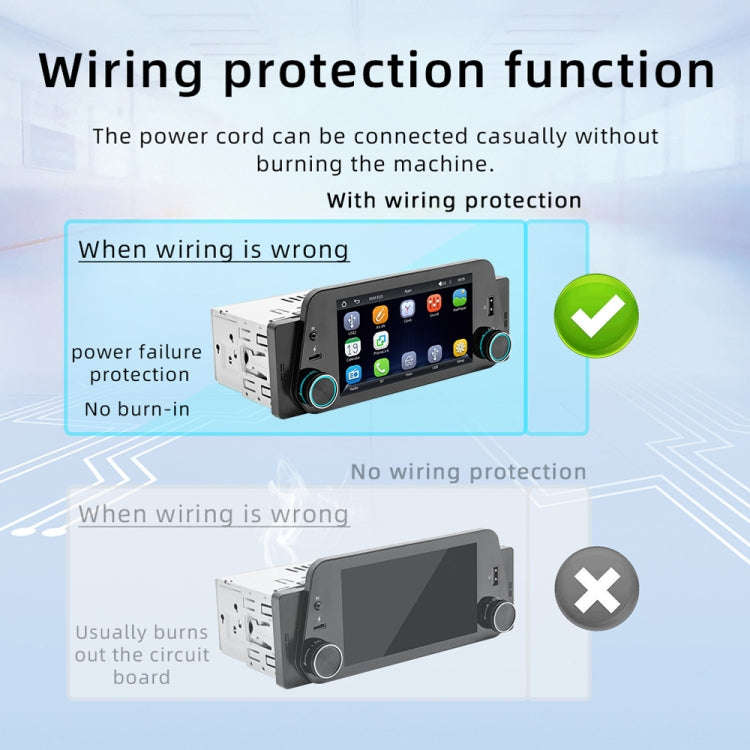 5-Inch Wireless MP5 Car Universal Bluetooth Hands-Free Radio