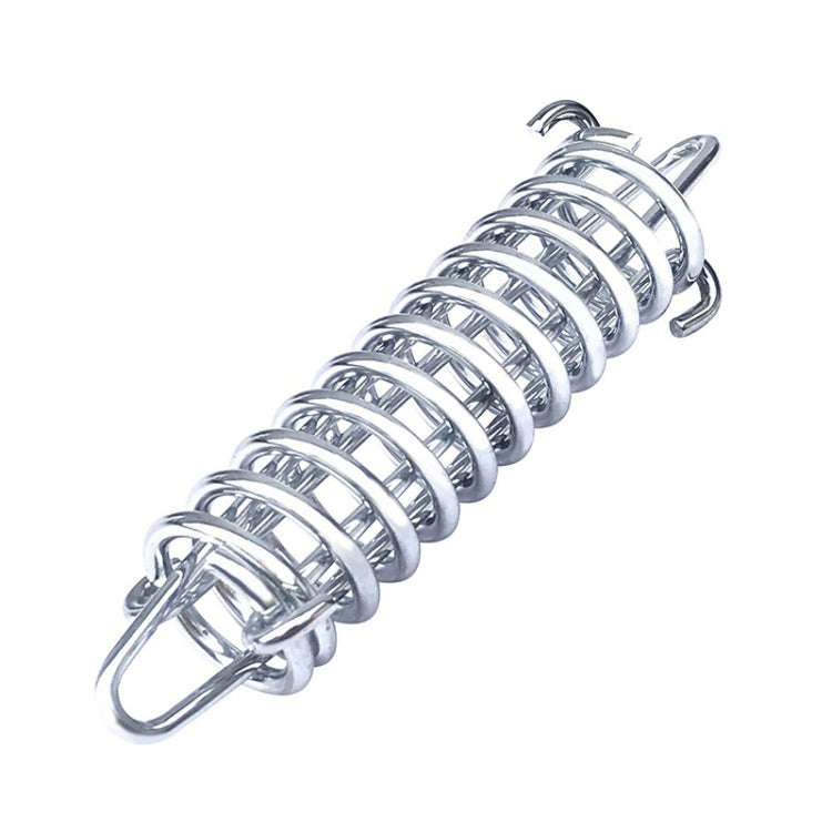 2.4 x 8cm Pet Leash Shock Absorbing Spring Chrome Plated Chain Spring Accessories