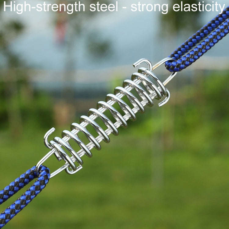 2.4 x 8cm Pet Leash Shock Absorbing Spring Chrome Plated Chain Spring Accessories