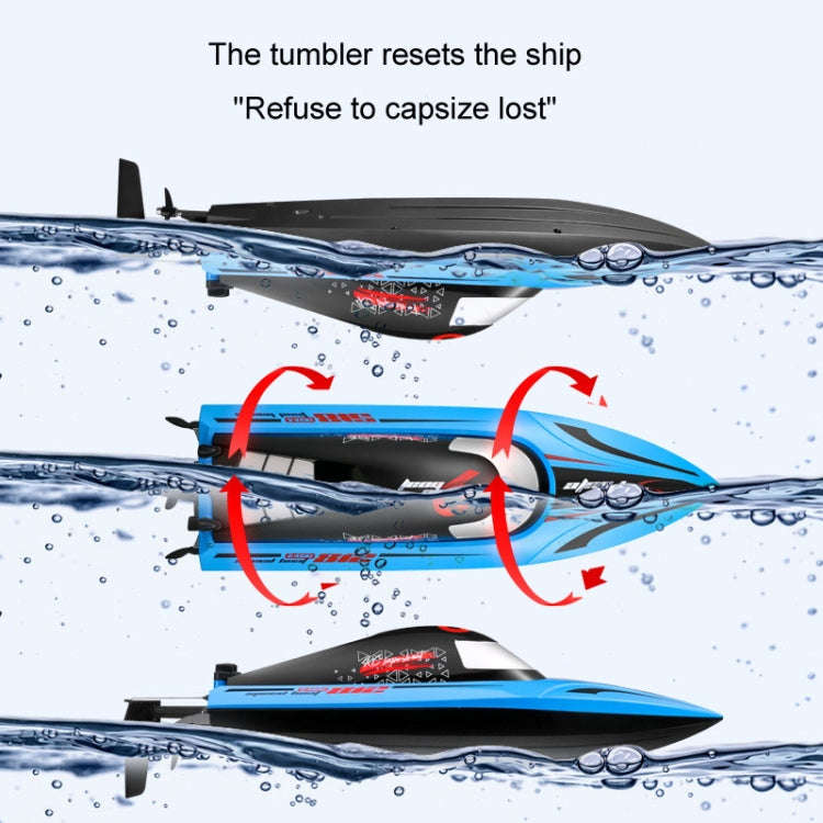 812 High-Speed RC Boat Large Horsepower Speedboat Long Endurance Waterproof Boys Water Toy Dual B...