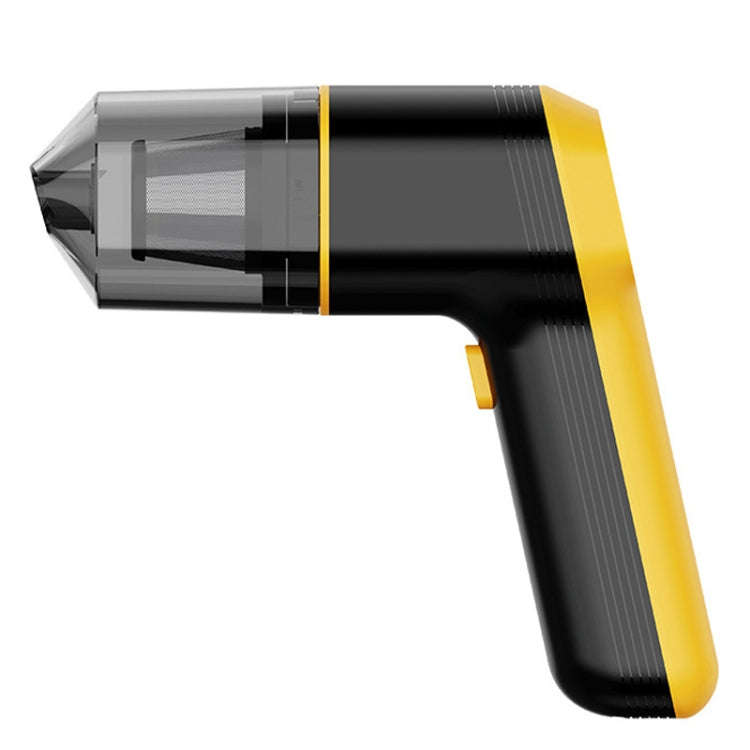 6-in-1 Car Handheld Vacuum Cleaner Multifunctional Strong Suction Air Pump, Color: Standard Yellow