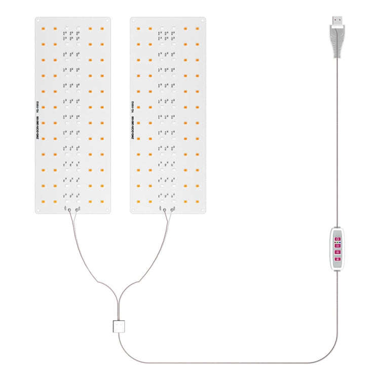 2 Heads USB 5V LED Hanging Growth Light Indoor Quantum Plate Plant Fill Light