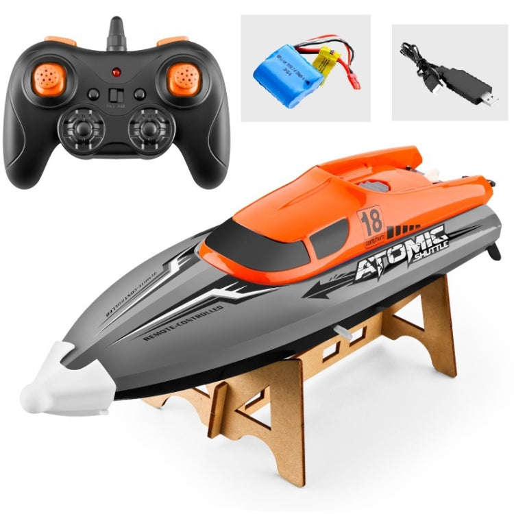 EB02 2.4G Wireless RC Boat Circulating Water-Cooled High-Speed Speedboat Racing Boat Model Toy(Or...