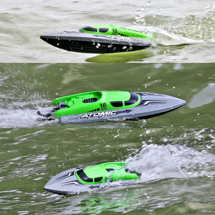 EB02 2.4G Wireless RC Boat Circulating Water-Cooled High-Speed Speedboat Racing Boat Model Toy(Or...