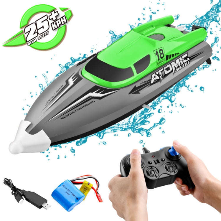 EB02 2.4G Wireless RC Boat Circulating Water-Cooled High-Speed Speedboat Racing Boat Model Toy(Or...
