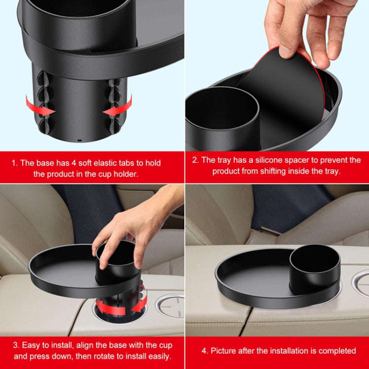 Car Drink Cup Holder Portable Hook Storage Rack(Blue)