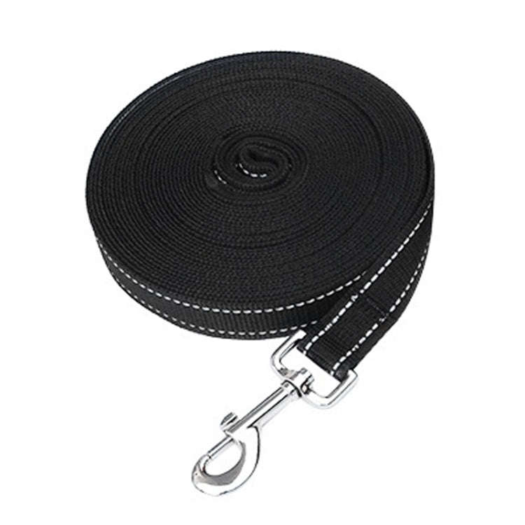 20m Pet Tracking Towing Leash Multifunctional Dog Walking Leashes(Black)
