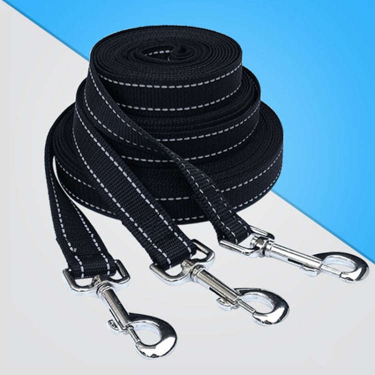 20m Pet Tracking Towing Leash Multifunctional Dog Walking Leashes(Black)