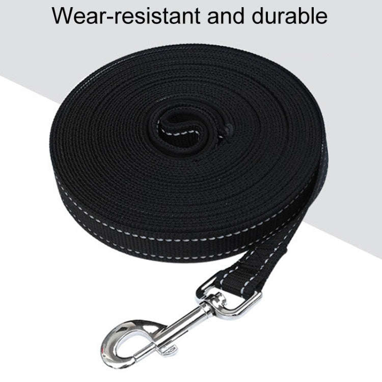 20m Pet Tracking Towing Leash Multifunctional Dog Walking Leashes(Black)