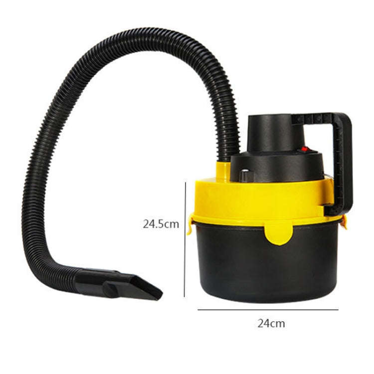 Vehicle Vacuum Cleaner For Wet And Dry Use Large Round Tub Car Cleaning Tool, Style: 12V Car Model