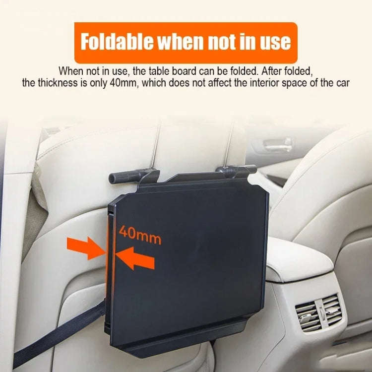 SD-1528D Car Dining Table Rear Foldable Storage Rack Computer Stand