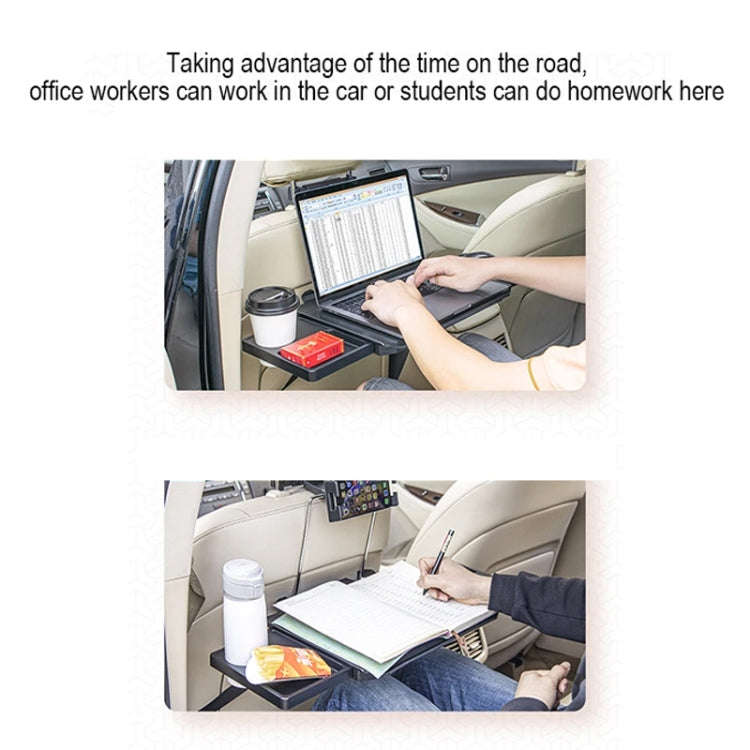 SD-1528D Car Dining Table Rear Foldable Storage Rack Computer Stand