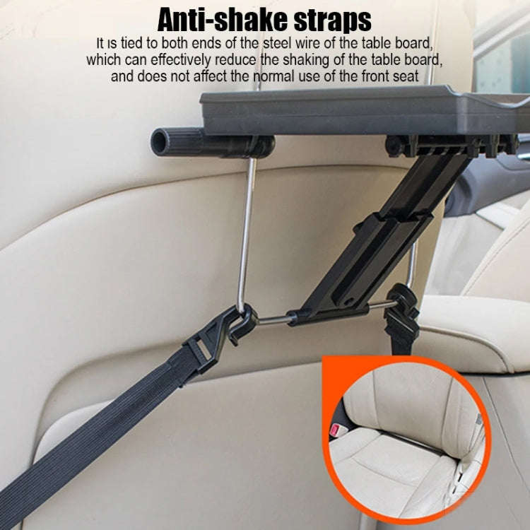 SD-1508D Car Dining Table Rear Foldable Storage Rack Computer Stand