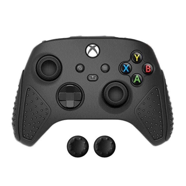 For XBox Series S / X Gamepad Non-Slip Silicone Protective Case(Black)