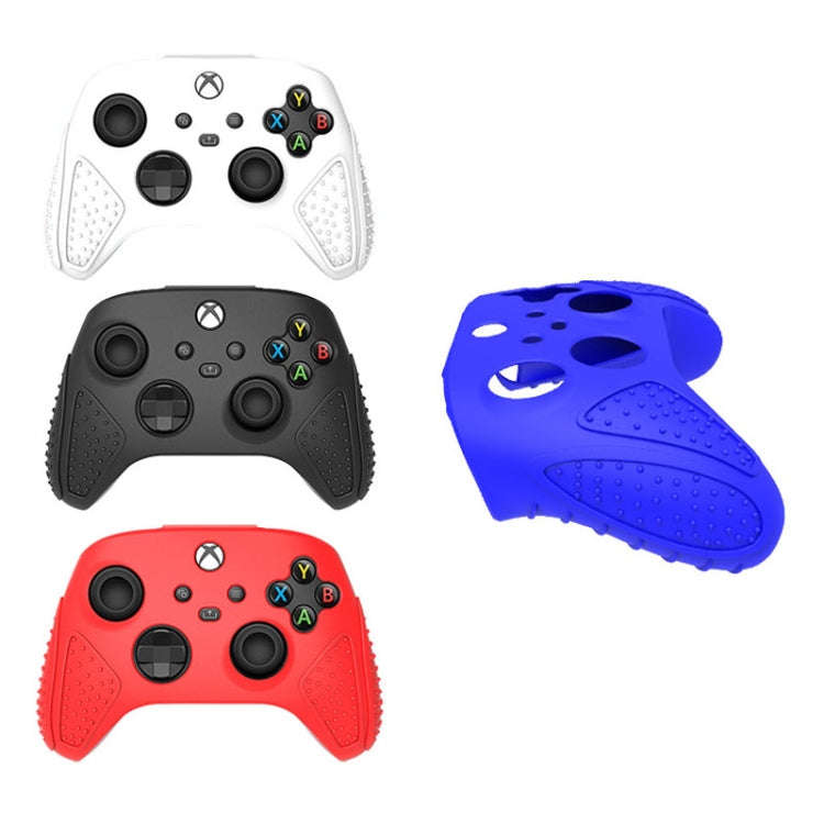 For XBox Series S / X Gamepad Non-Slip Silicone Protective Case(Blue)