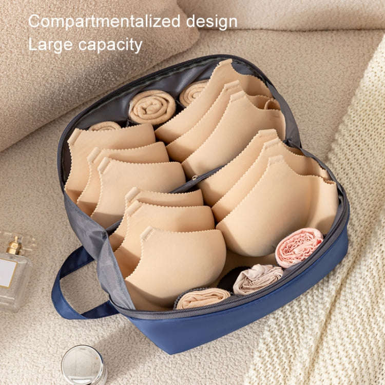Travel Portable Storage Bag Luggage Dispenser Bag Underwear Panty Storage Bag(Blue)