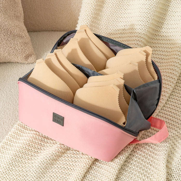Travel Portable Storage Bag Luggage Dispenser Bag Underwear Panty Storage Bag(Blue)