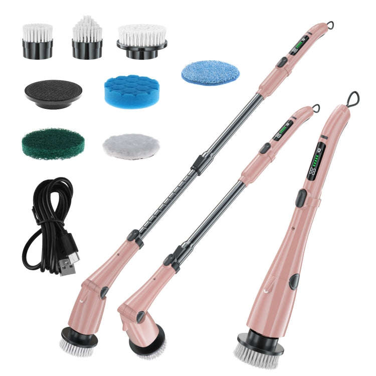 Multifunctional Long and Short Dual Purpose Electric Cleaning Brush Kitchen Bathroom Window Floor...