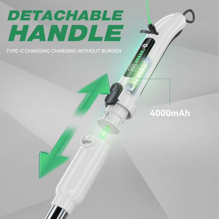 Multifunctional Long and Short Dual Purpose Electric Cleaning Brush Kitchen Bathroom Window Floor...