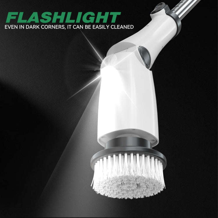 Multifunctional Long and Short Dual Purpose Electric Cleaning Brush Kitchen Bathroom Window Floor...