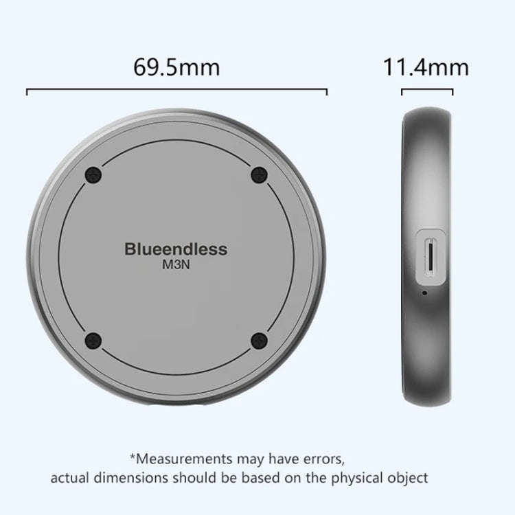 Blueendless M3N Magnetic M.2 2230 / 2242 NVMe SSD Enclosure 10Gbps Type-C USB3.1 SSD Case For Mob...