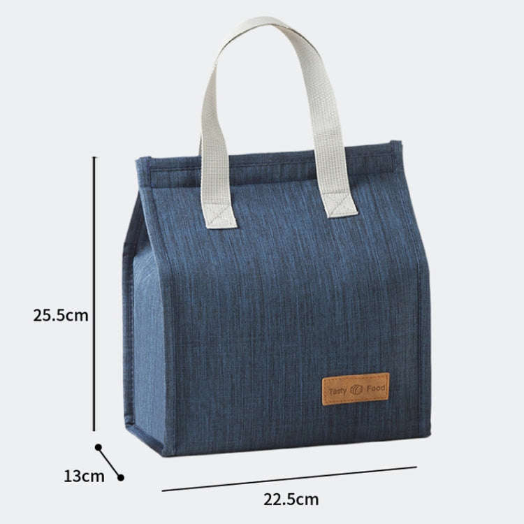 Vertical Tote Cationic Bento Warm Bag Lunch Box Bag(Wine Red)
