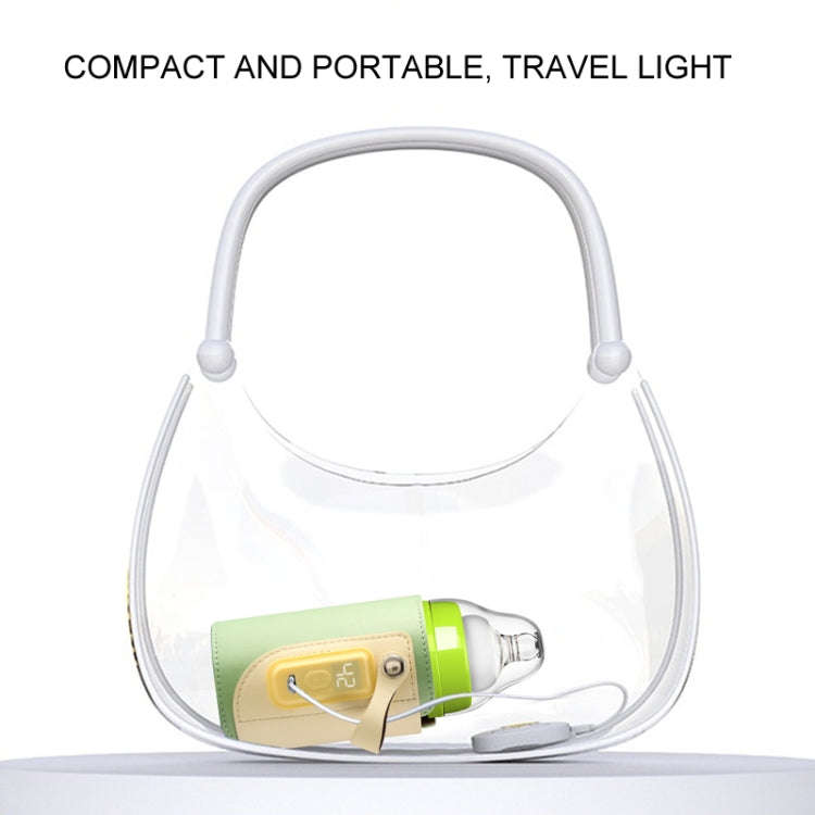 Baby Bottle Warmer Cover Outdoor Portable Milk Water Heater(Orange)