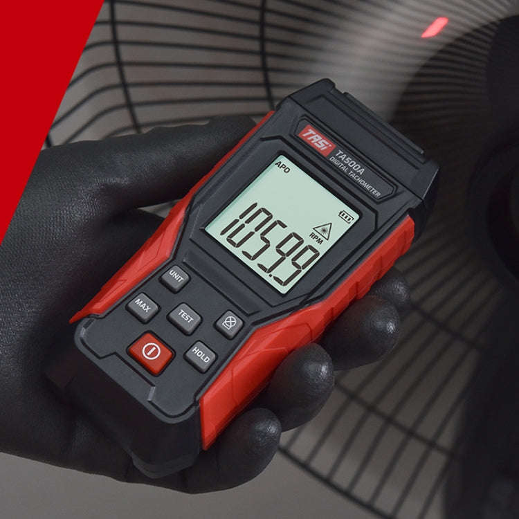 TASI TA500A Optical Measurement Laser Tachometer Digital Display Measuring Speed Meter