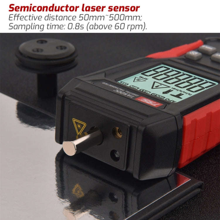 TASI TA500A Optical Measurement Laser Tachometer Digital Display Measuring Speed Meter