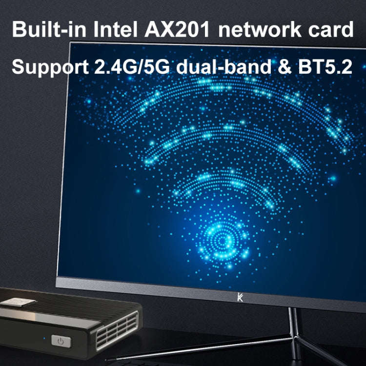 M6 N100 16G+0 EU Plug 11th Gen Intel Jasper Lake N5105 4K/60FPS HD Pocket Mini PC