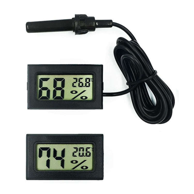 With Probe Digital Thermometer Hygrometer Electronic Temperature Detection Sensor, Model: FY-11 W...